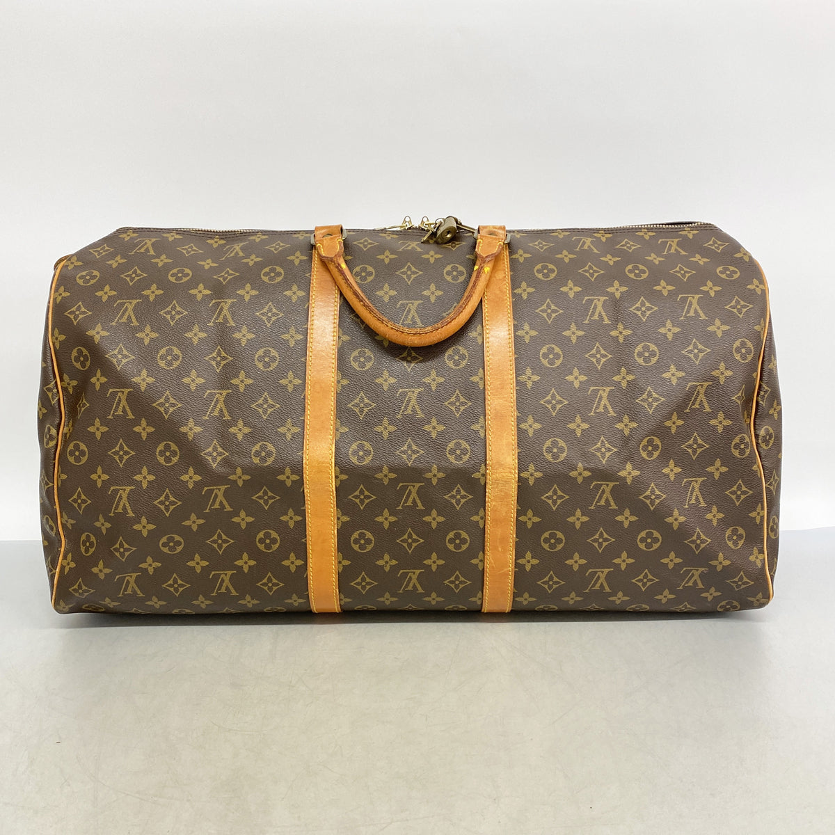 【6hb0755】ルイヴィトン ボストンバッグ モノグラム キーポル60 M41422 ブラウン【中古】メンズ レディース ユニセックス