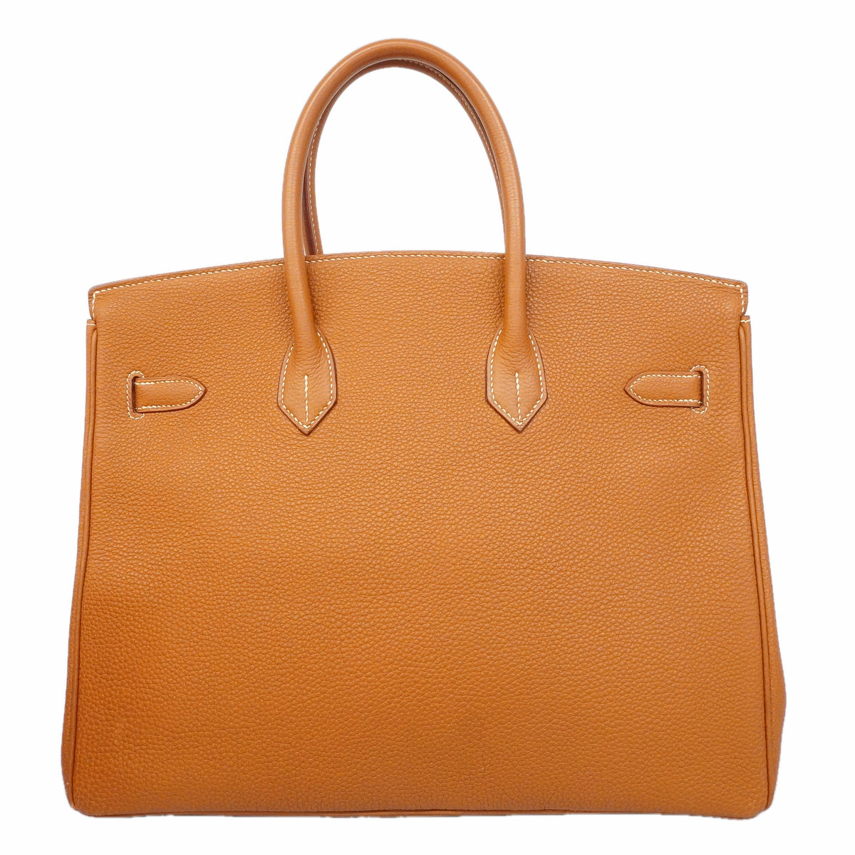 【6hb0833】エルメス ハンドバッグ バーキン35 トゴ ゴールド シルバー金具 □F刻印【中古】レディース