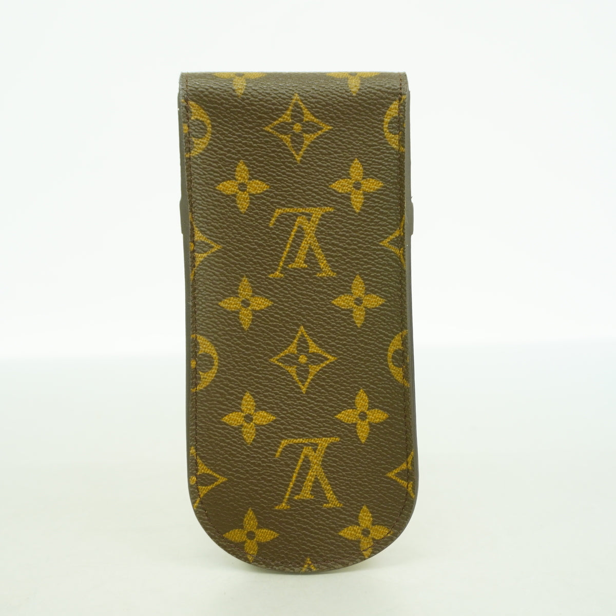 【6hb1071-k】ルイヴィトンメガネケース モノグラム エテュイリュネットラバ MI1925 ブラウン【中古】メンズ レディース ユニセックス