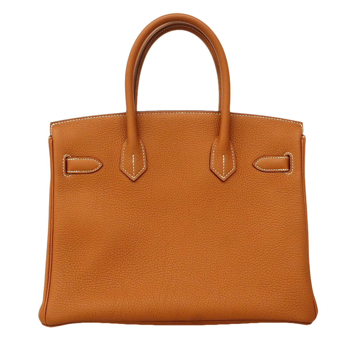 【6hc1523-g】エルメス ハンドバッグ バーキン30 トゴ ゴールド シルバー金具 K刻印【中古】レディース