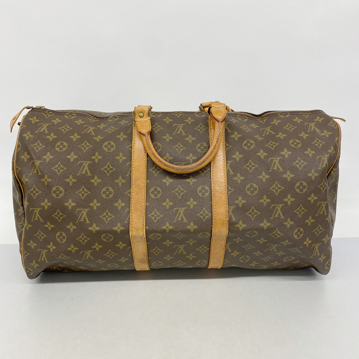 【6hc2148】ルイヴィトン ボストンバッグ モノグラム キーポル55 M41424 ブラウン【中古】メンズ レディース ユニセックス