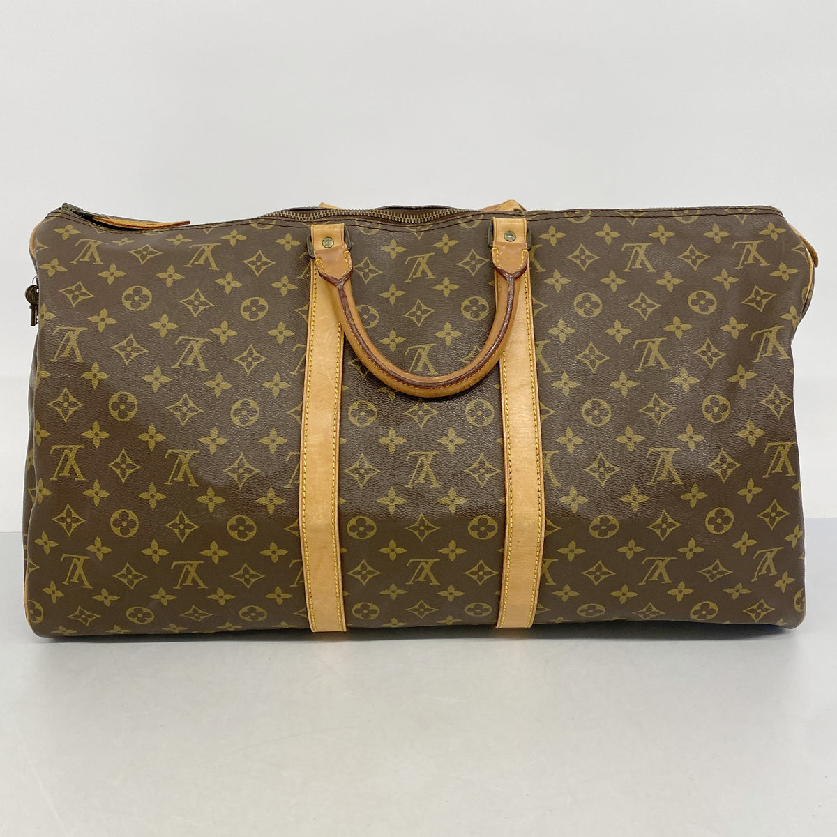 【6hd3014】ルイヴィトン ボストンバッグ モノグラム キーポル55 M41424 ブラウン【中古】メンズ レディース ユニセックス