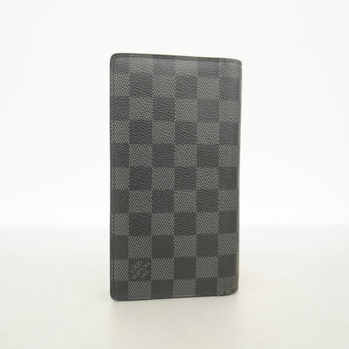 【6he4555-k】ルイヴィトン 長財布 ダミエ・グラフィット ポルトフォイユコロンブス N63116 ブラック グレー【中古】メンズ