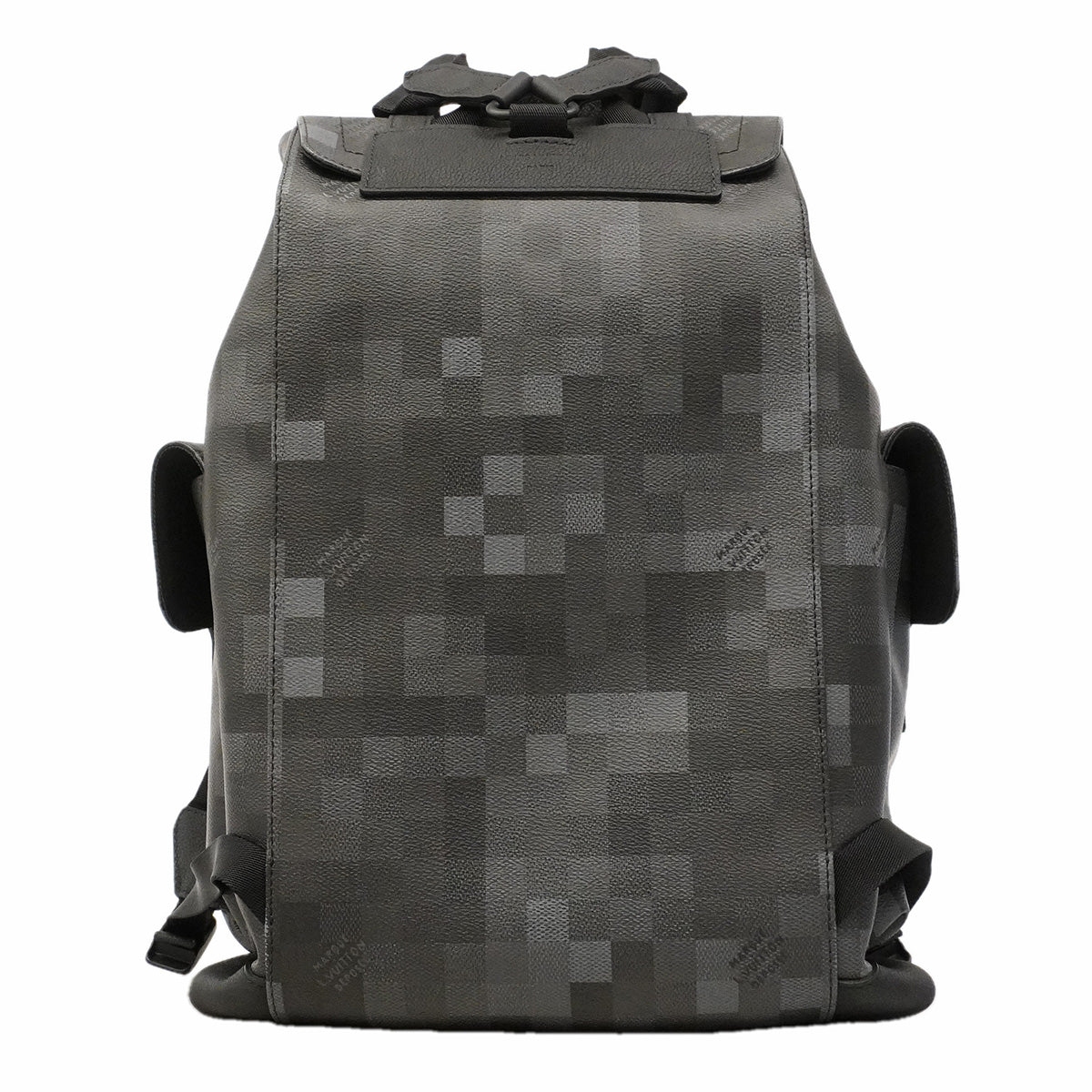 【6he5123】ルイヴィトン リュック・デイパック ダモフラージュ クリストファーMM M14952 ブラック【中古】メンズ