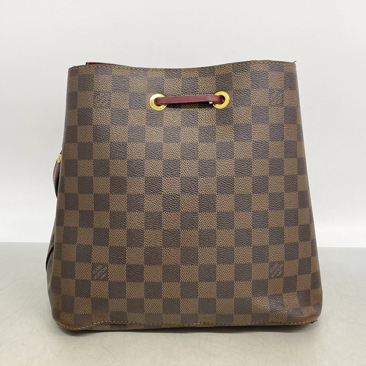 【6he5246】ルイヴィトン ショルダーバッグ ダミエ ネオノエ N40214 エベヌ/チェリーベリー【中古】レディース