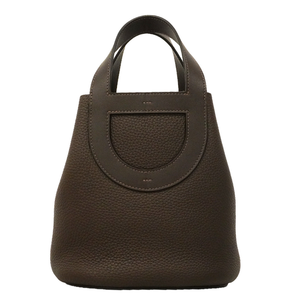 【6he5376】エルメス ハンドバッグ インザループ18 トリヨンクレマンス エベーヌ ゴールド金具 W刻印【中古】レディース