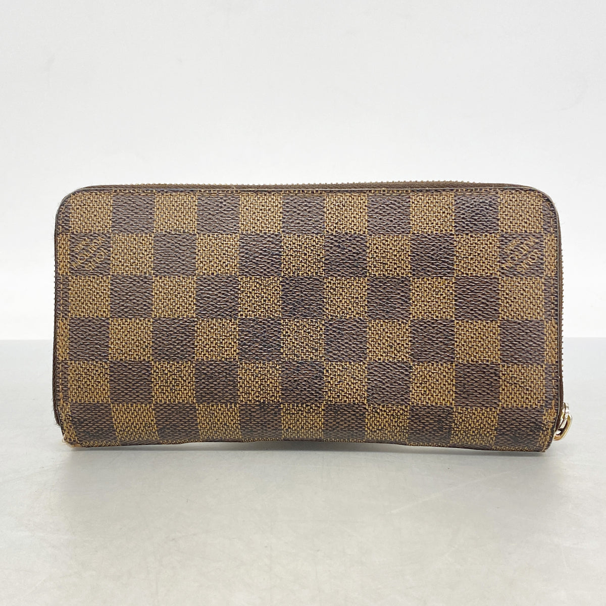 【6he5525】ルイヴィトン 長財布 ダミエ ジッピーウォレット N60015 エベヌ【中古】メンズ レディース ユニセックス