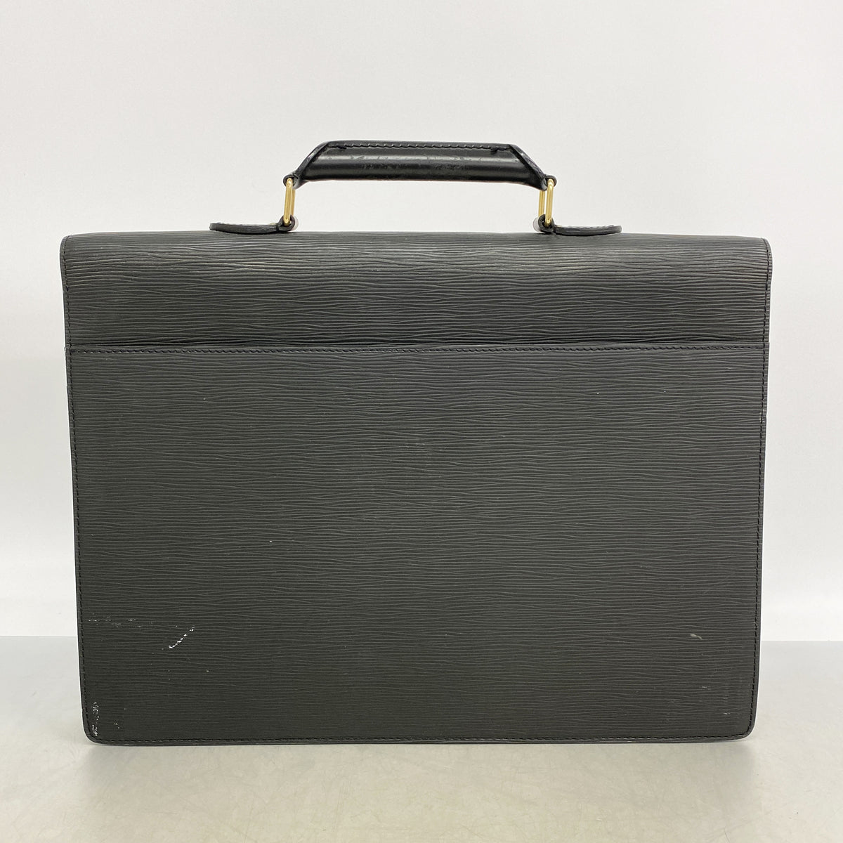 【6he5703】ルイヴィトン ブリーフケース エピ セルヴィエットアンバサダー M54412 ノワール【中古】メンズ