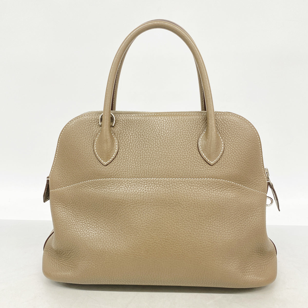 【6hf5915-h】エルメス ハンドバッグ ボリード31 トリヨンクレマンス エトゥープ シルバー金具 D刻印【中古】レディース
