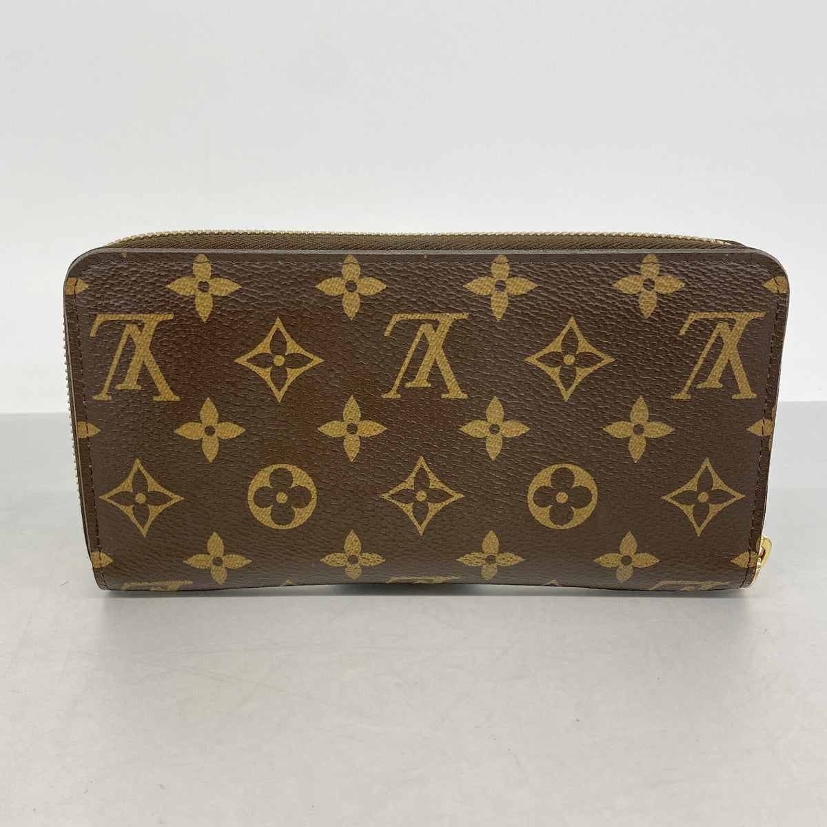 【6hf6097】ルイヴィトン 長財布 モノグラム ジッピーウォレット M42616 ブラウン【中古】レディース