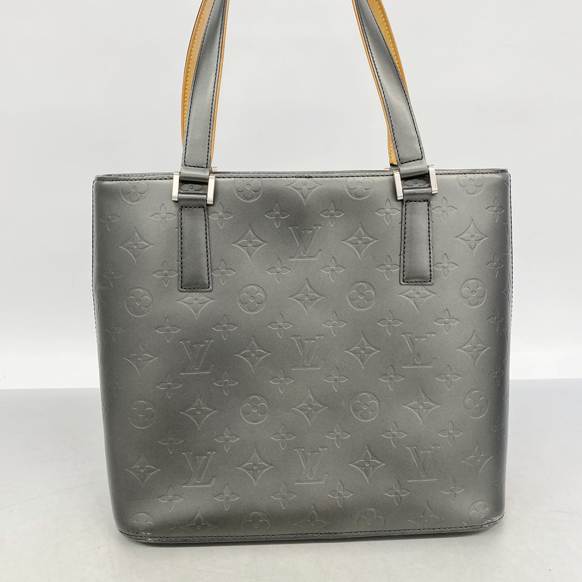 【6ia0269】ルイヴィトン トートバッグ モノグラム・マット ストックトン M55112 ノワール【中古】レディース