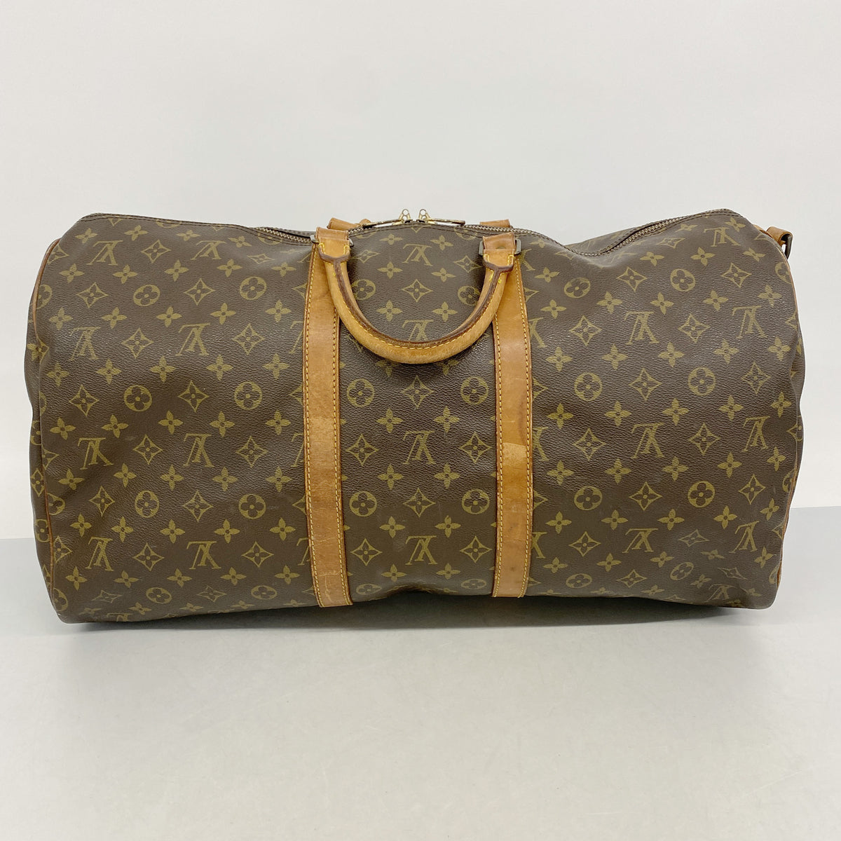 【6ia0354】ルイヴィトン ボストンバッグ モノグラム キーポルバンドリエール55 M41414 ブラウン【中古】メンズ レディース ユニセックス