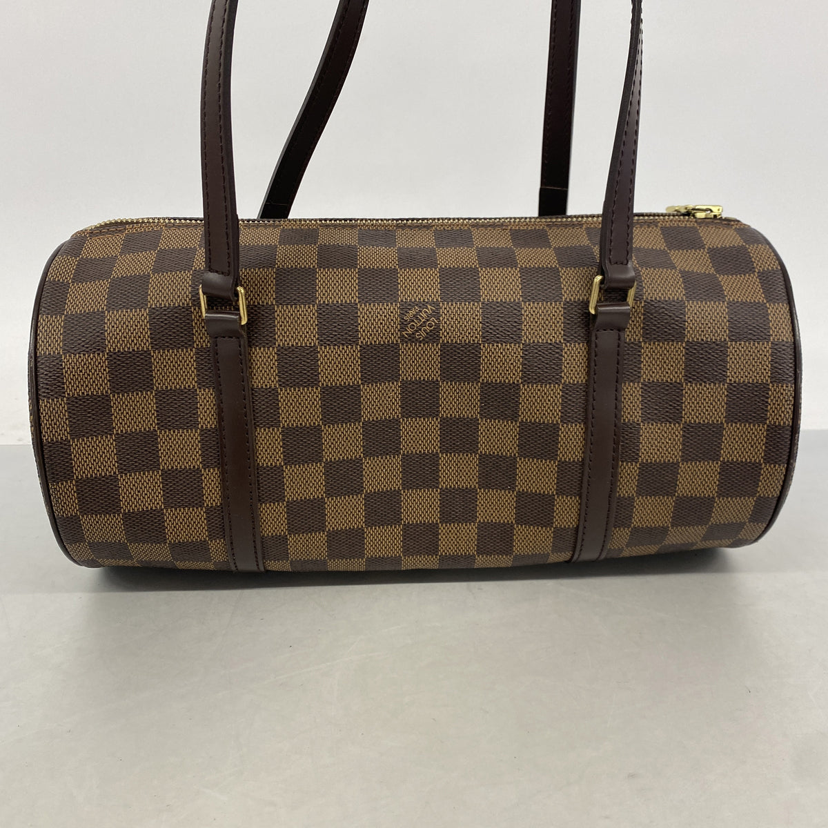 【6ia0638】ルイヴィトン ハンドバッグ ダミエ パピヨン30 N51303 エベヌ【中古】レディース