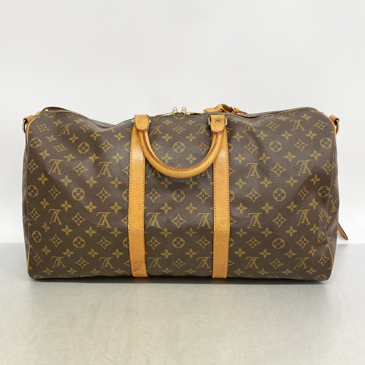 【6ib1358】ルイヴィトン ボストンバッグ モノグラム キーポルバンドリエール50 M41416 ブラウン【中古】メンズ レディース ユニセックス
