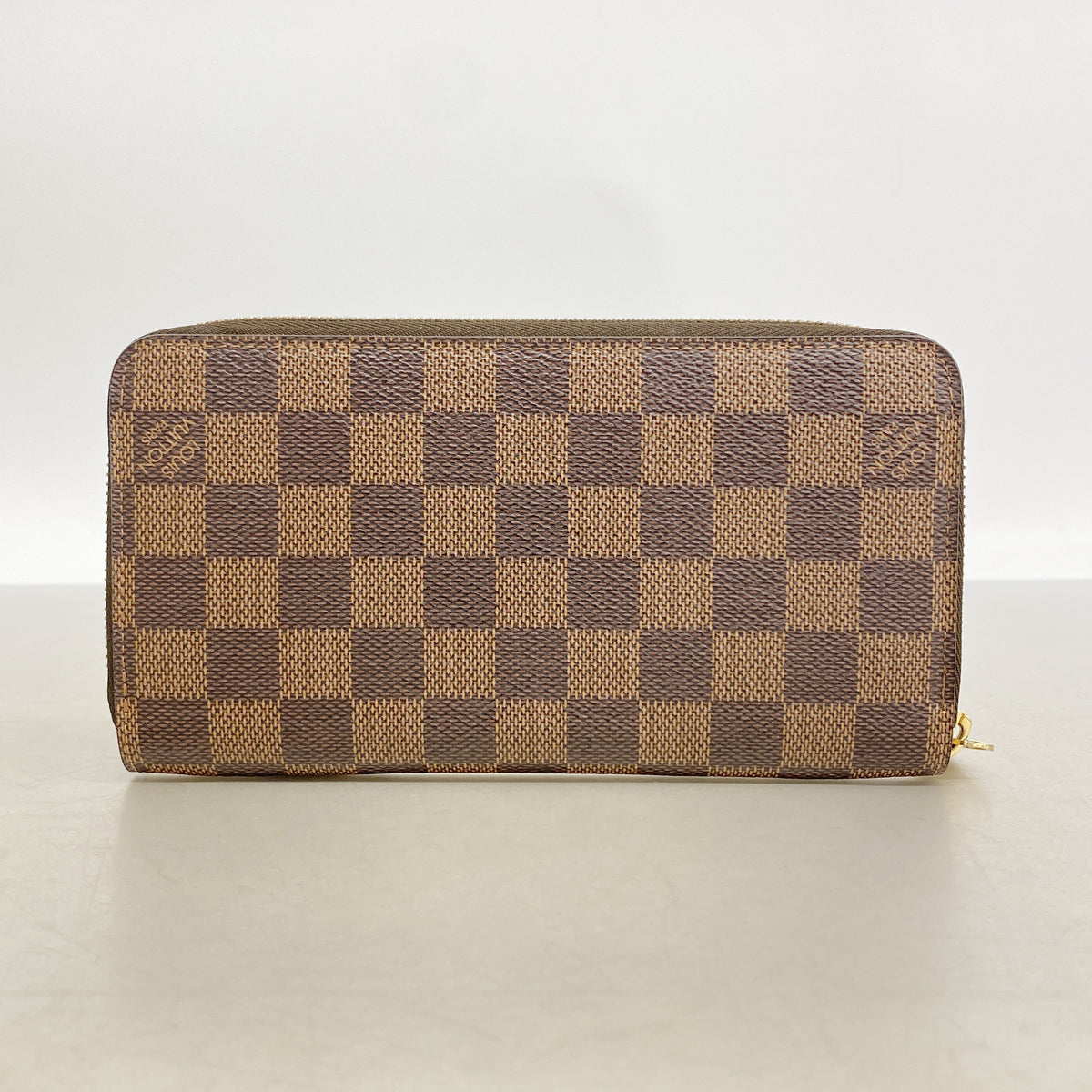 【6ib1395】ルイヴィトン 長財布 ダミエ ジッピーウォレット N60015 エベヌ【中古】メンズ レディース ユニセックス