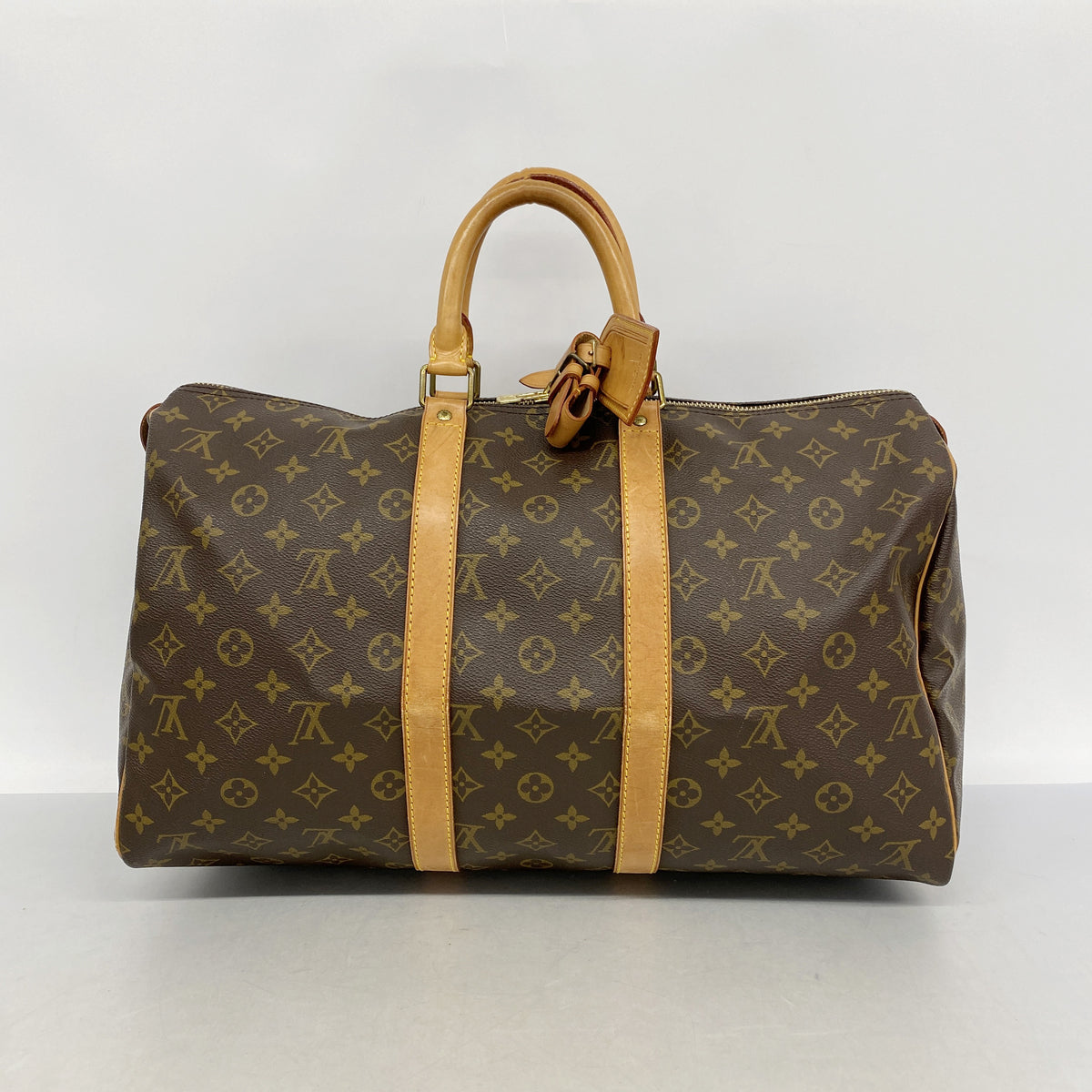 【6ib1559】ルイヴィトン ボストンバッグ モノグラム キーポル45 M41428 ブラウン【中古】メンズ レディース ユニセックス