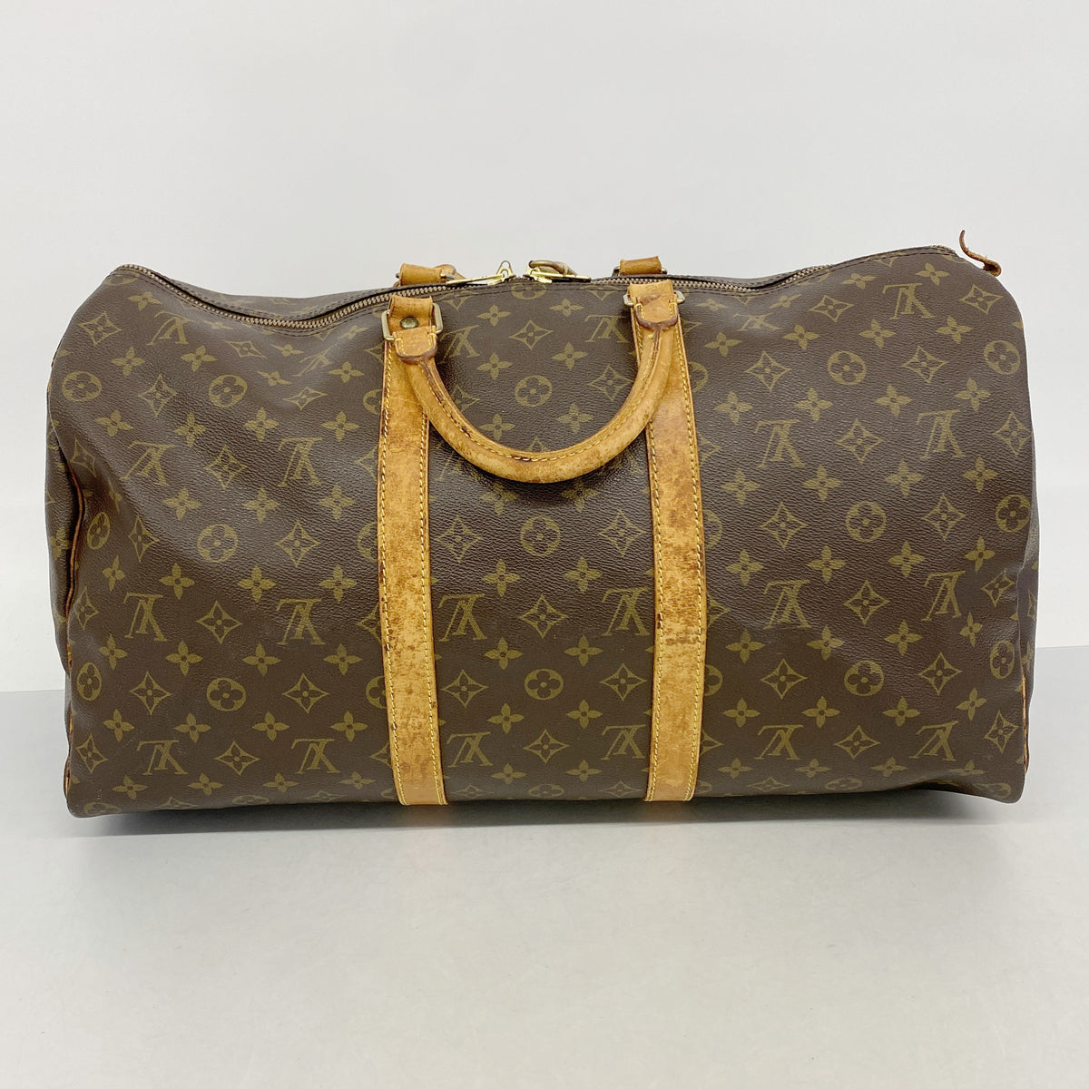 【6ib1621】ルイヴィトン ボストンバッグ モノグラム キーポル50 M41426 ブラウン【中古】メンズ レディース ユニセックス