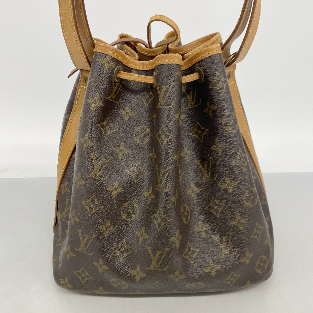 【6ib1641】ルイヴィトン ショルダーバッグ モノグラム プチノエ M42226 ブラウン【中古】レディース