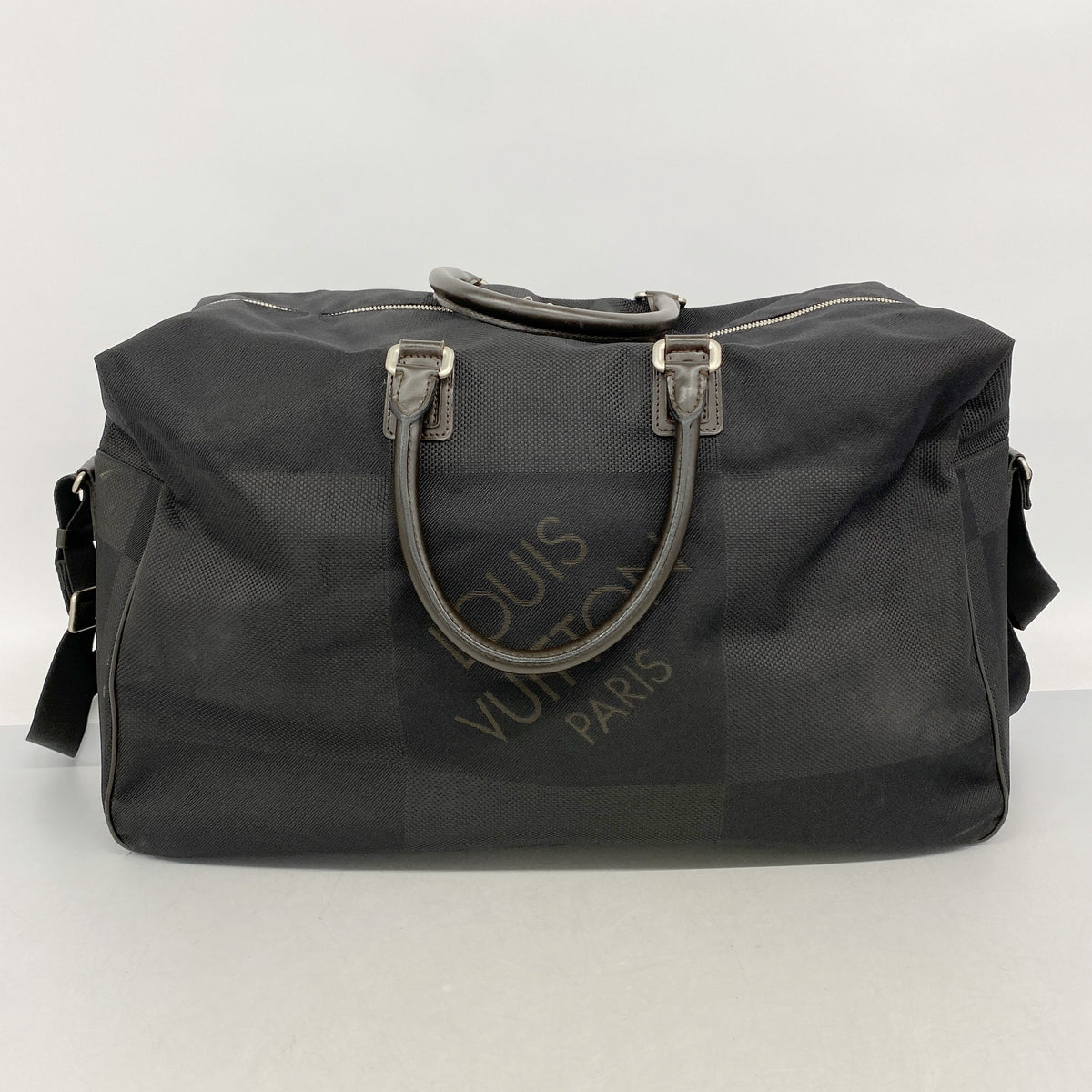 【6ib1645】ルイヴィトン ボストンバッグ ダミエ・ジェアン スヴラン M93227 ノワール【中古】メンズ