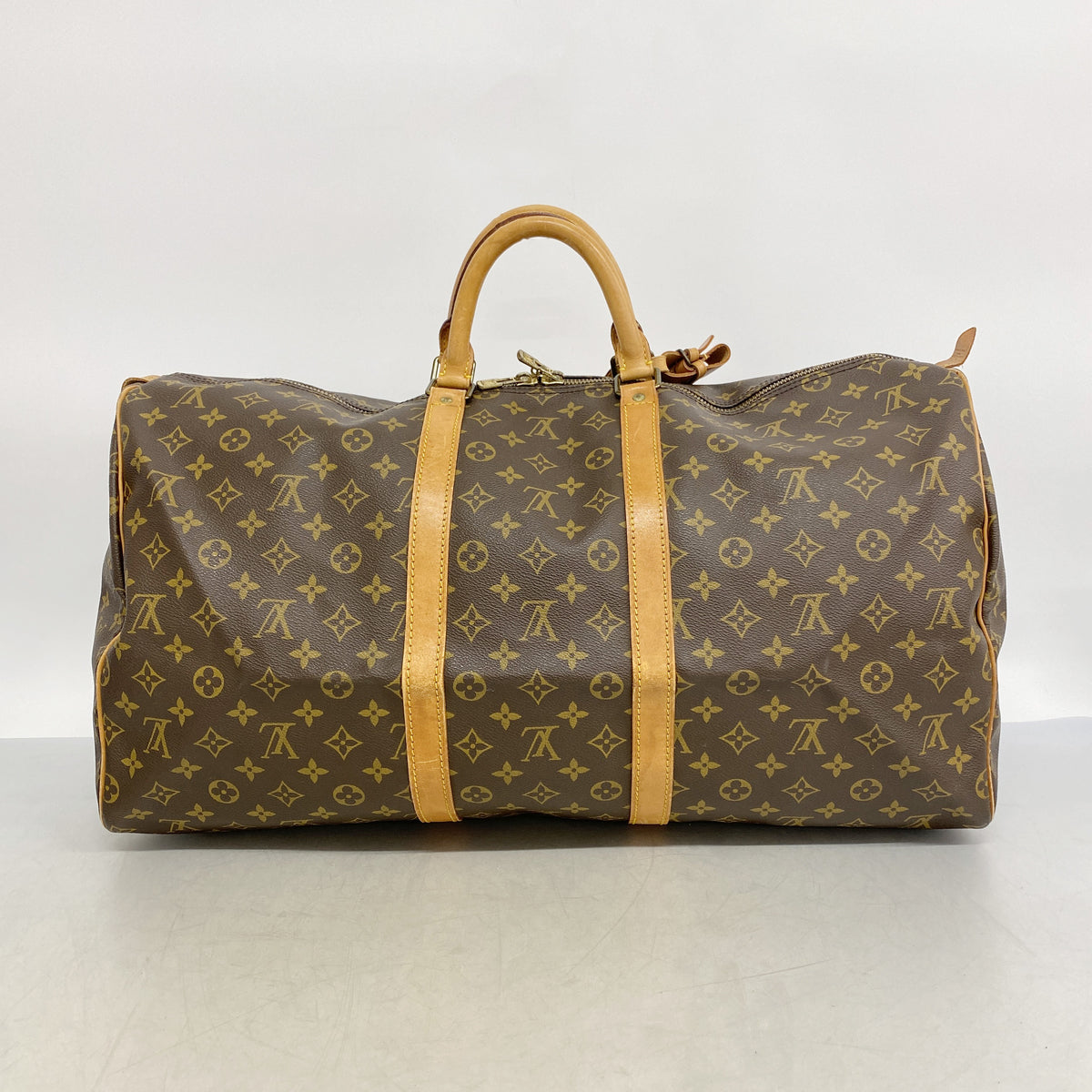 【6ib1685】ルイヴィトン ボストンバッグ モノグラム キーポル55 M41424 ブラウン【中古】メンズ レディース ユニセックス