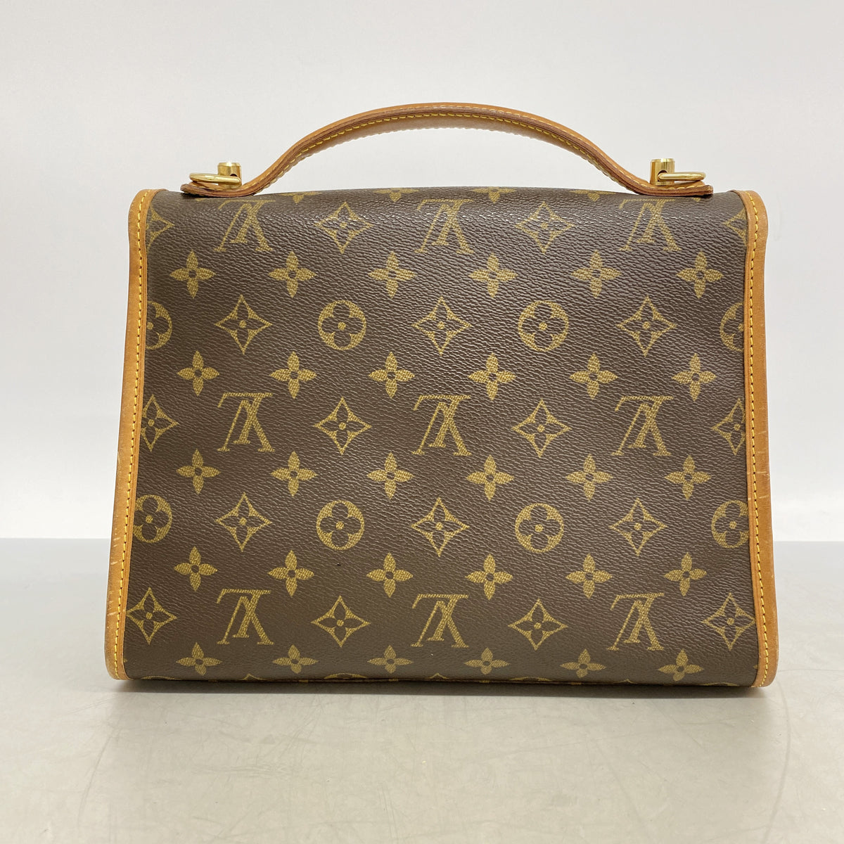 【6ib1688】ルイヴィトン ハンドバッグ モノグラム ベルエア M51122 ブラウン 2wayバッグ【中古】レディース