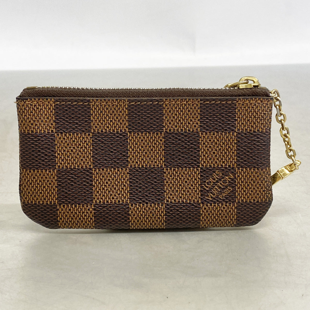 【6ib1915】ルイヴィトン コインケース ダミエ ポシェットクレ N62658 エベヌ【中古】メンズ レディース ユニセックス