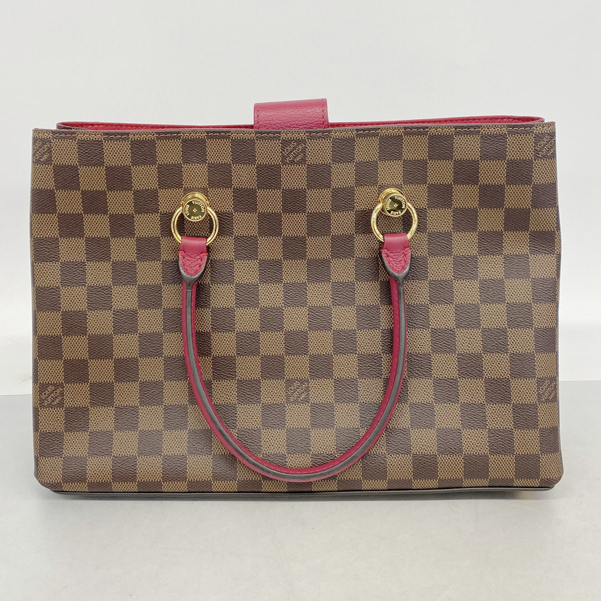 【6ib1989】ルイヴィトン トートバッグ ダミエ LVリバーサイド N40052 リドヴァン 2wayバッグ【中古】レディース