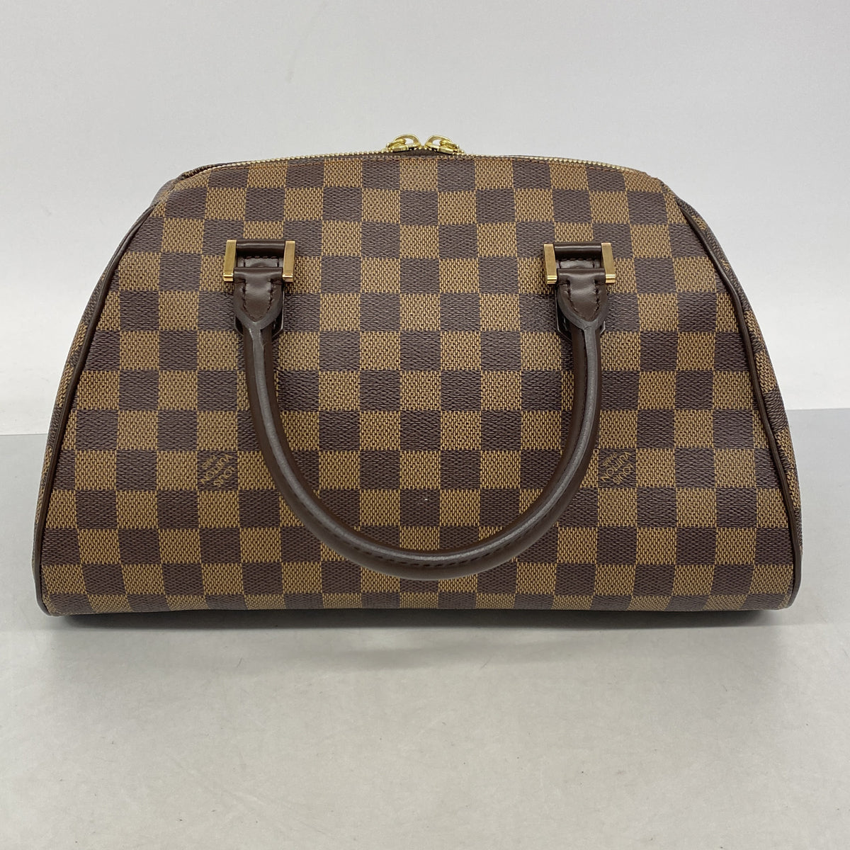 【6ib2138】ルイヴィトン ハンドバッグ ダミエ リベラMM N41434 エベヌ【中古】レディース