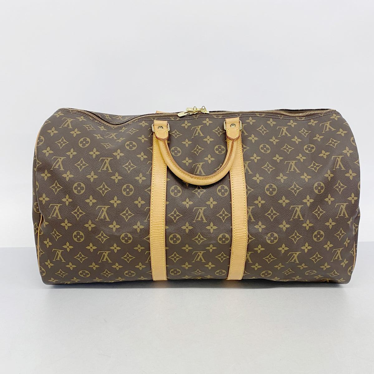 【6ib2144】ルイヴィトン ボストンバッグ モノグラム キーポル55 M41424 ブラウン【中古】メンズ レディース ユニセックス