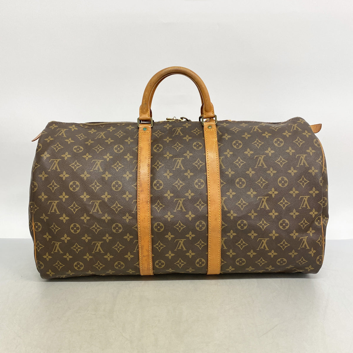 【6ib2179】ルイヴィトン ボストンバッグ モノグラム キーポル55 M41424 ブラウン【中古】メンズ レディース ユニセックス