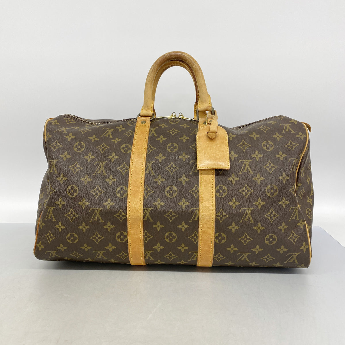 【6ib2266】ルイヴィトン ボストンバッグ モノグラム キーポル45 M41428 ブラウン【中古】メンズ レディース ユニセックス