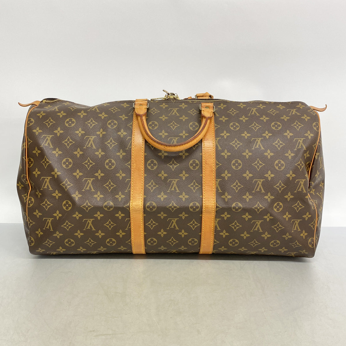 【6ib2317】ルイヴィトン ボストンバッグ モノグラム キーポル55 M41424 ブラウン【中古】メンズ レディース ユニセックス