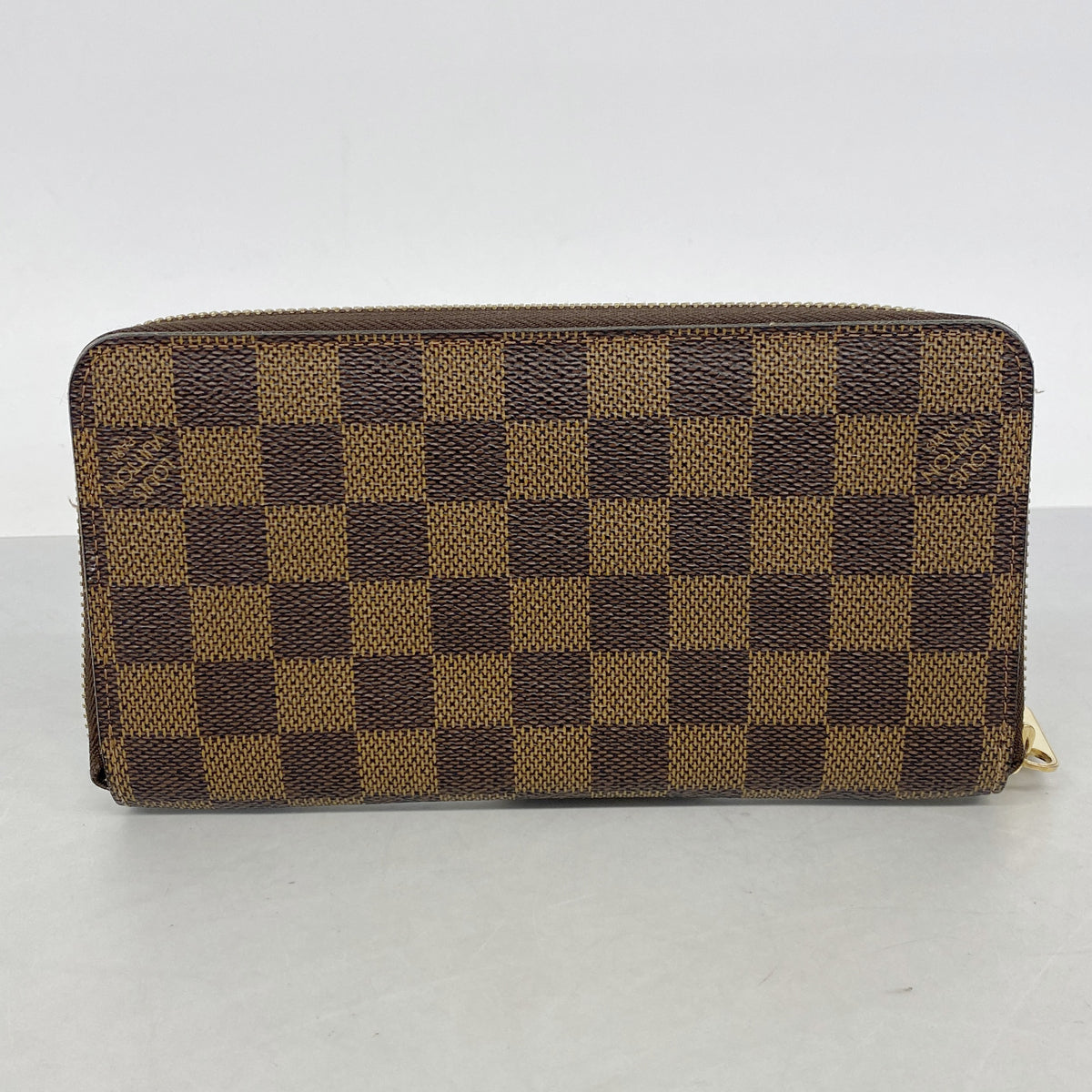 【6ib2333】ルイヴィトン 長財布 ダミエ ジッピーウォレット N60015 エベヌ【中古】メンズ レディース ユニセックス