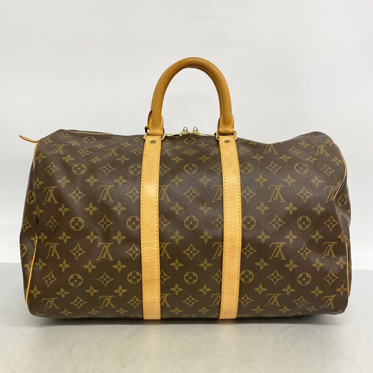 【6ib2448】ルイヴィトン ボストンバッグ モノグラム キーポル45 M41428 ブラウン【中古】メンズ レディース ユニセックス