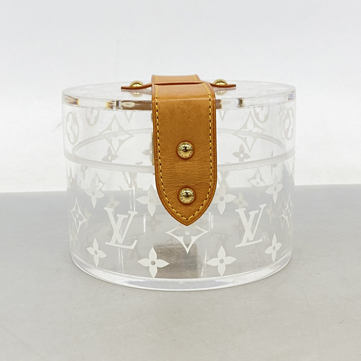 【6ib2488】ルイヴィトン アクセサリーケース モノグラム ボワットスコット GI0203 クリア【中古】レディース