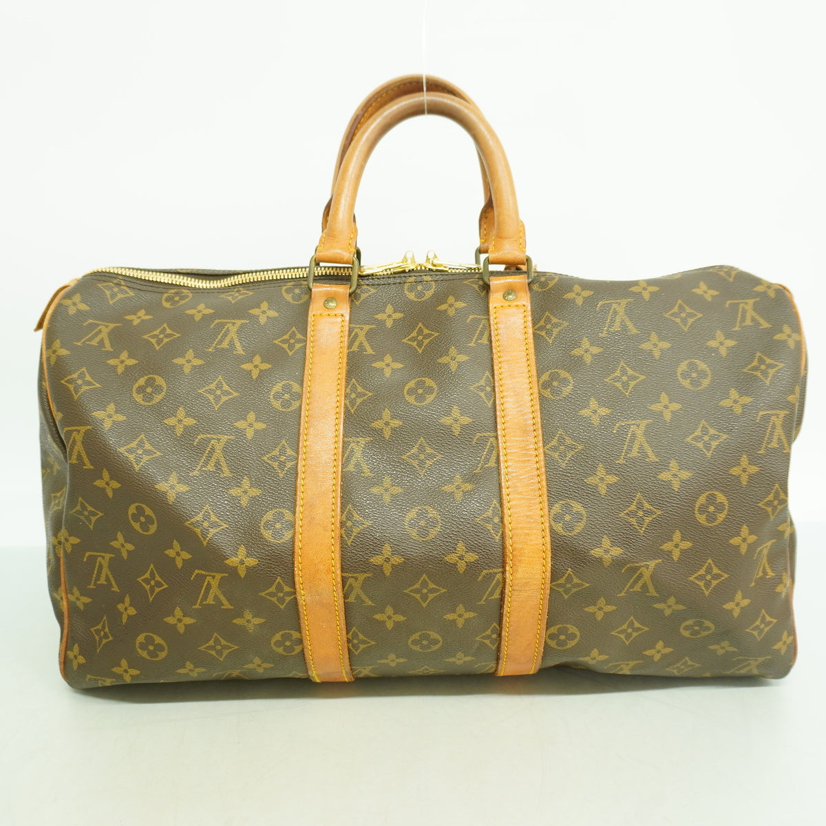 【6ib2528】ルイヴィトン ボストンバッグ モノグラム キーポル45 M41428 ブラウン【中古】メンズ レディース ユニセックス