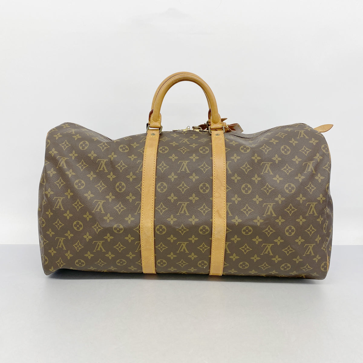 【6ib2617】ルイヴィトン ボストンバッグ モノグラム キーポル55 M41424 ブラウン【中古】メンズ レディース ユニセックス