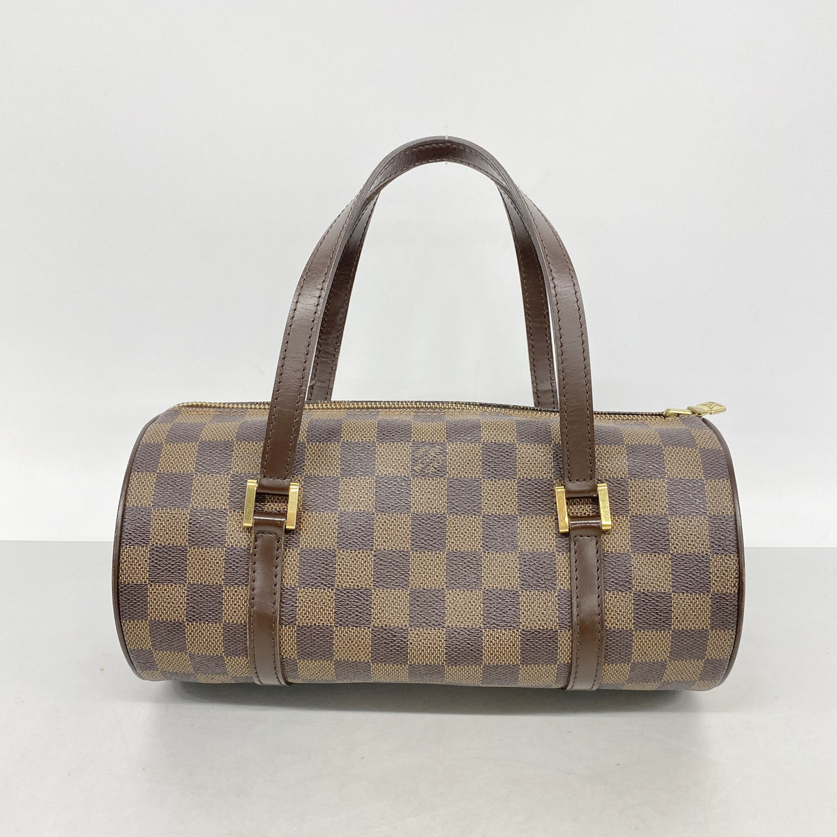 【6ib2675】ルイヴィトン ハンドバッグ ダミエ パピヨン26 N51304 エベヌ【中古】レディース