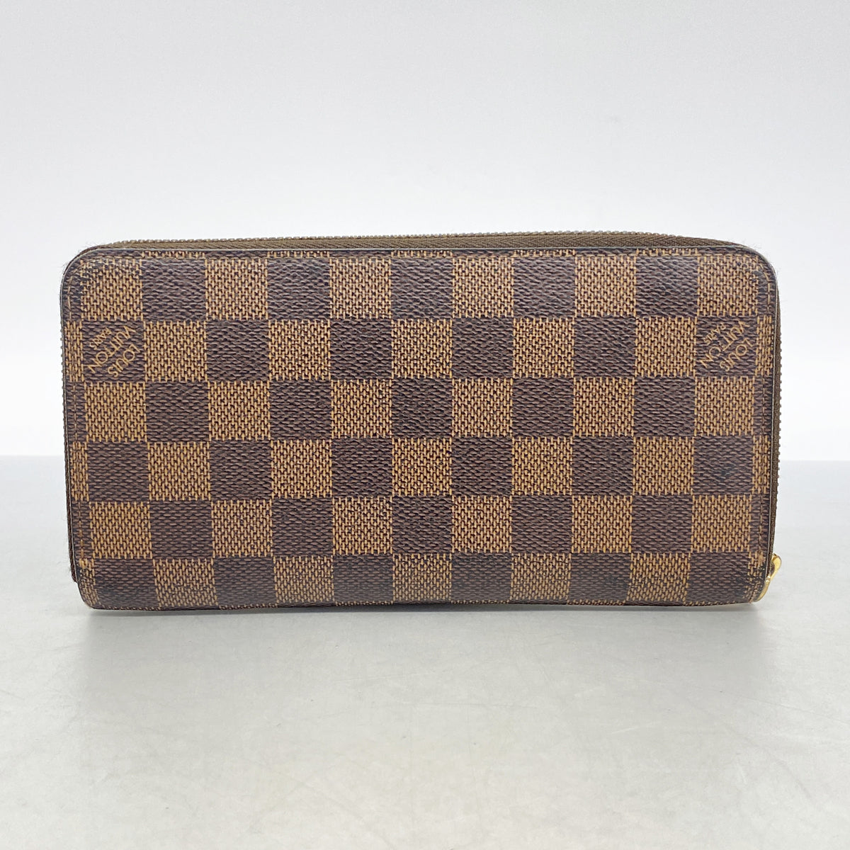 【6ib2949】ルイヴィトン 長財布 ダミエ ジッピーウォレット N60015 エベヌ【中古】メンズ レディース ユニセックス
