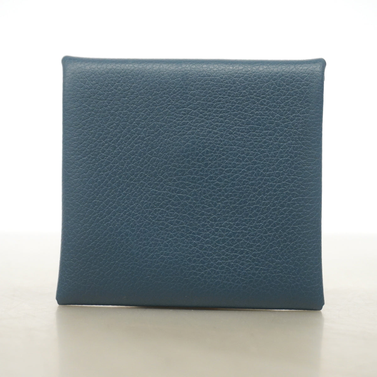 【6ic3102】エルメス コインケース バスティアヴェルソ エバーカラー ブルーゼリージュ/ヴェールシプレス シルバー金具 B刻印【中古】メンズ レディース ユニセックス