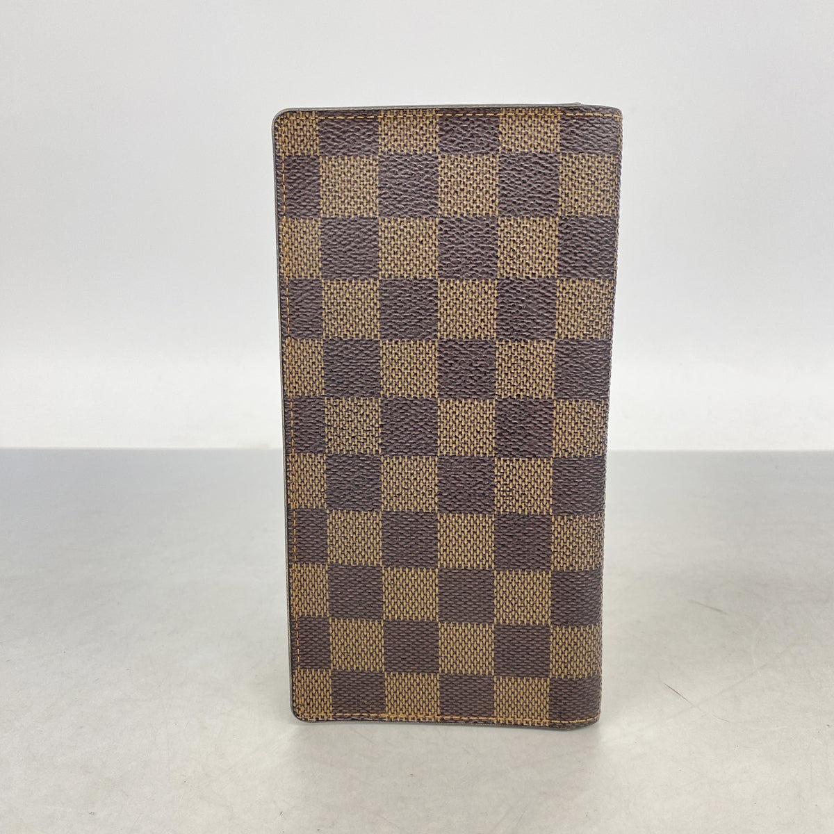 【6ic3719】ルイヴィトン 長札入れ ダミエ ポルトカルトクレディ円 N60825 エベヌ【中古】メンズ