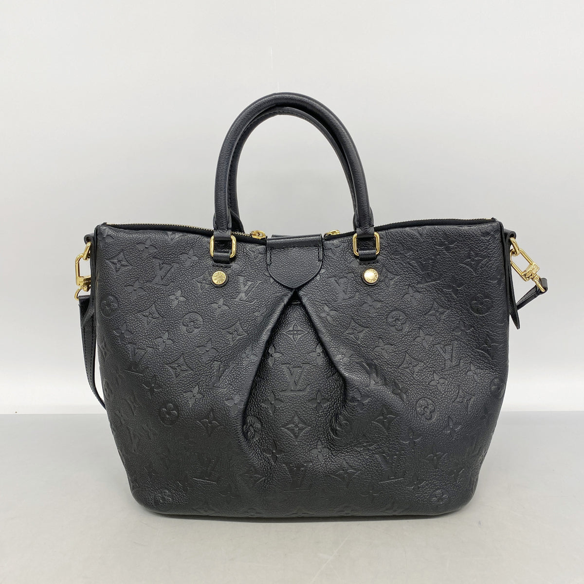【6id5909】ルイヴィトン ハンドバッグ モノグラム・アンプラント マザリーヌMM M50643 ノワール 2wayバッグ【中古】レディース