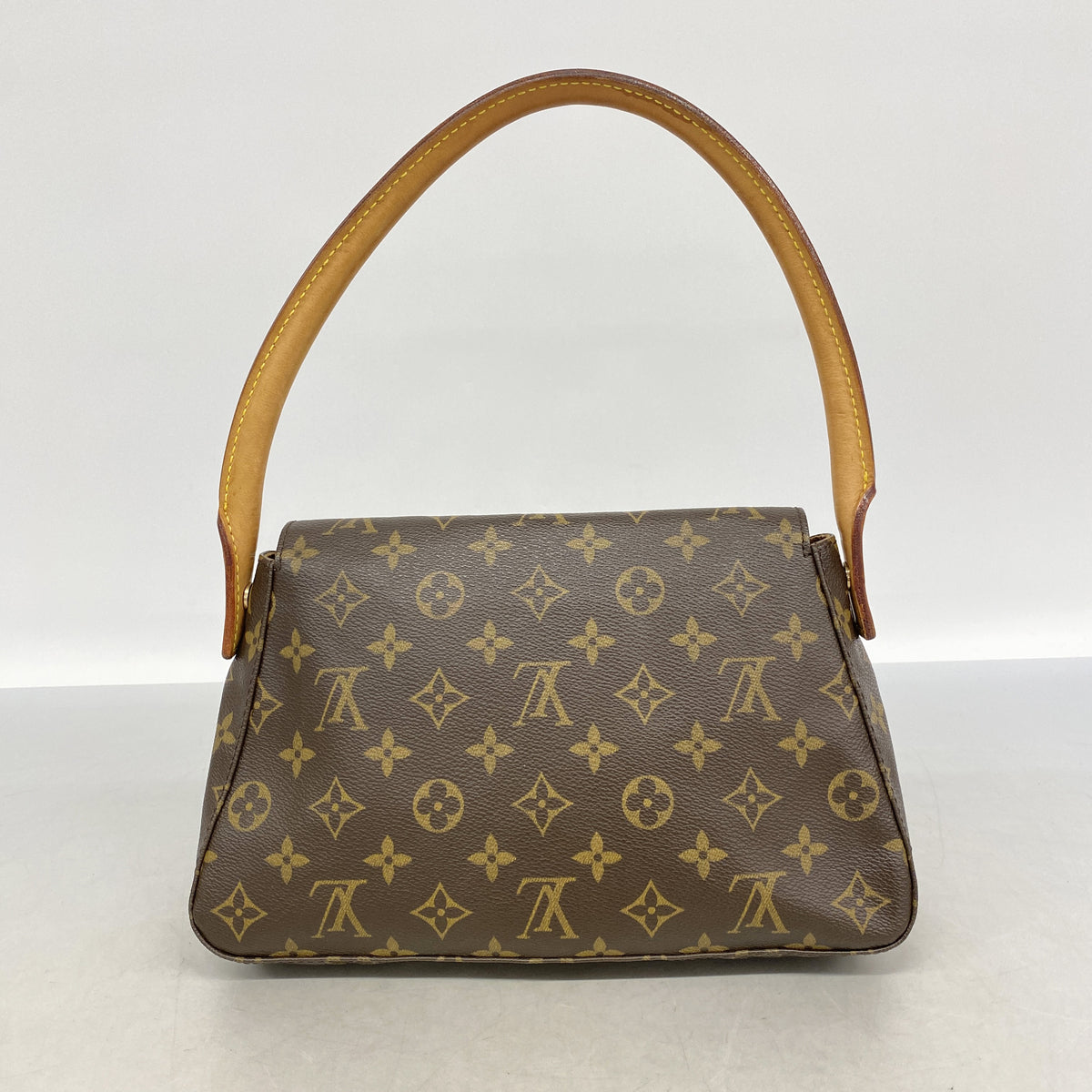 【6id5973】ルイヴィトン ショルダーバッグ モノグラム ミニルーピング M51147 ブラウン【中古】レディース