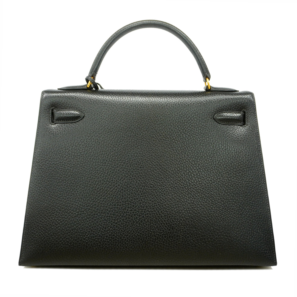 【6id5998】エルメス ハンドバッグ ケリー32 アルデンヌ ブラック ゴールド金具 ○W刻印 2wayバッグ【中古】レディース