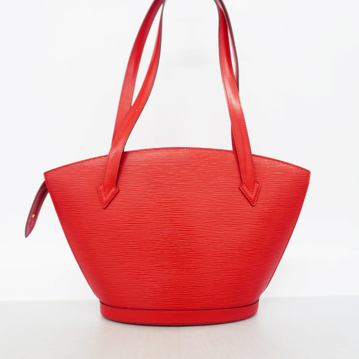 【6id6112】ルイヴィトン ショルダーバッグ エピ サンジャックポワニエロング M52337 カスティリアンレッド【中古】レディース