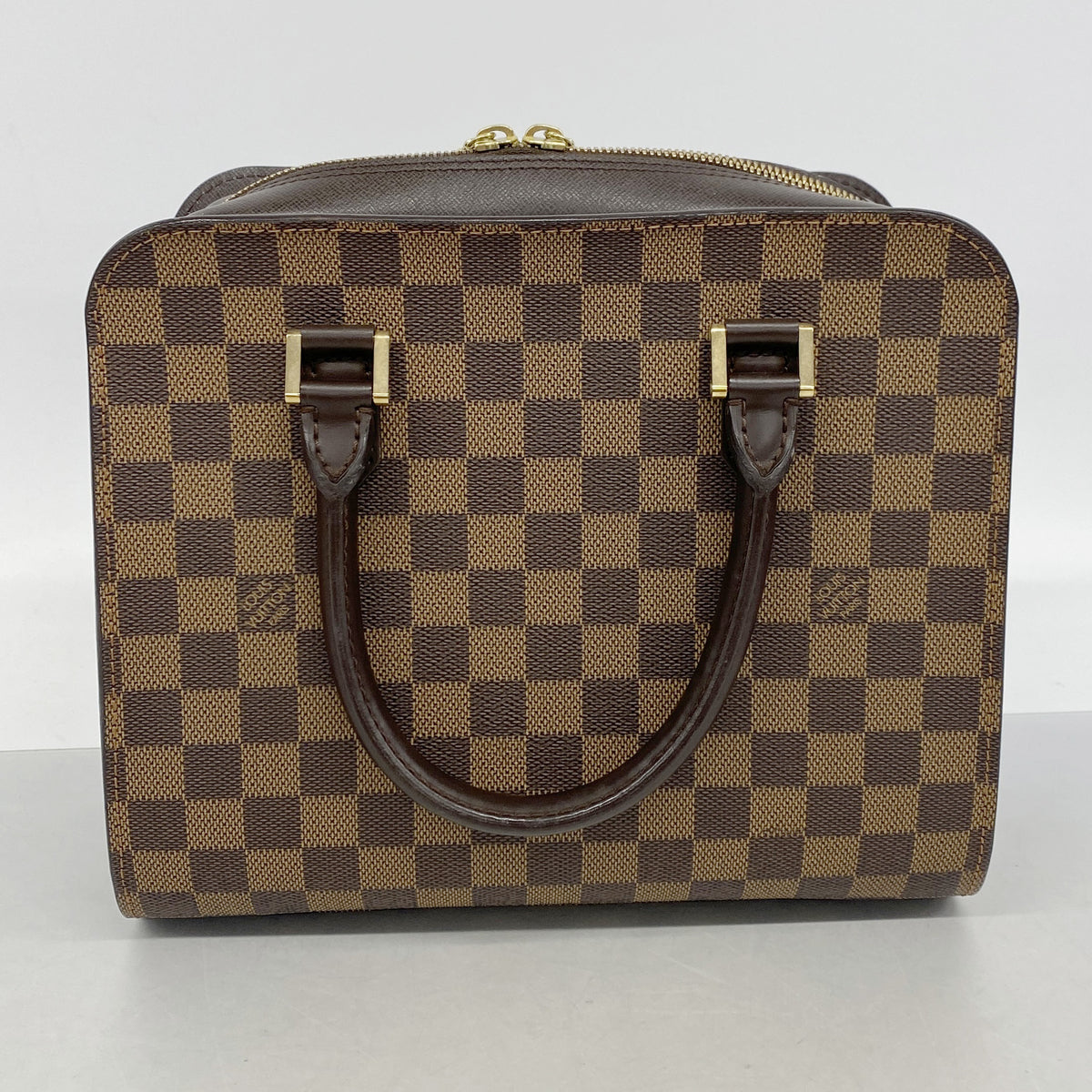 【6ie6552】ルイヴィトン ハンドバッグ ダミエ トリアナ N51155 エベヌ【中古】レディース