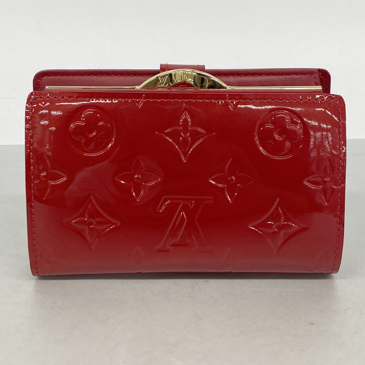 【6ie6555】ルイヴィトン 財布 ヴェルニ ポルトフォイユヴィエノワ M93528 ポムダムール【中古】レディース