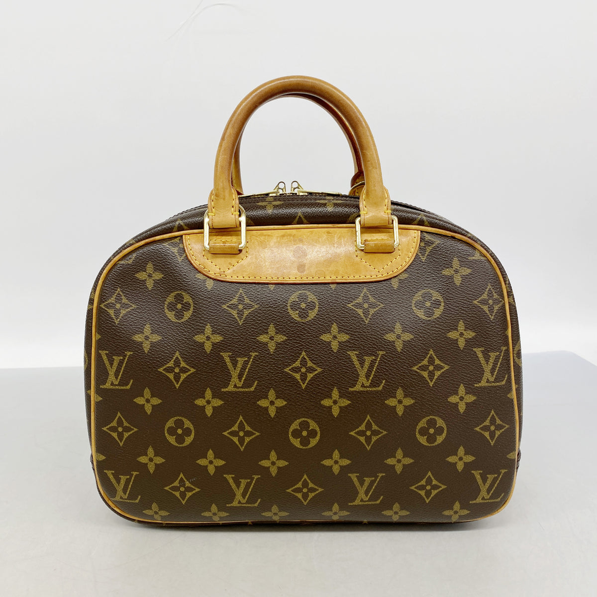 【6ie6763】ルイヴィトン ハンドバッグ モノグラム トゥルーヴィル M42228 ブラウン【中古】レディース