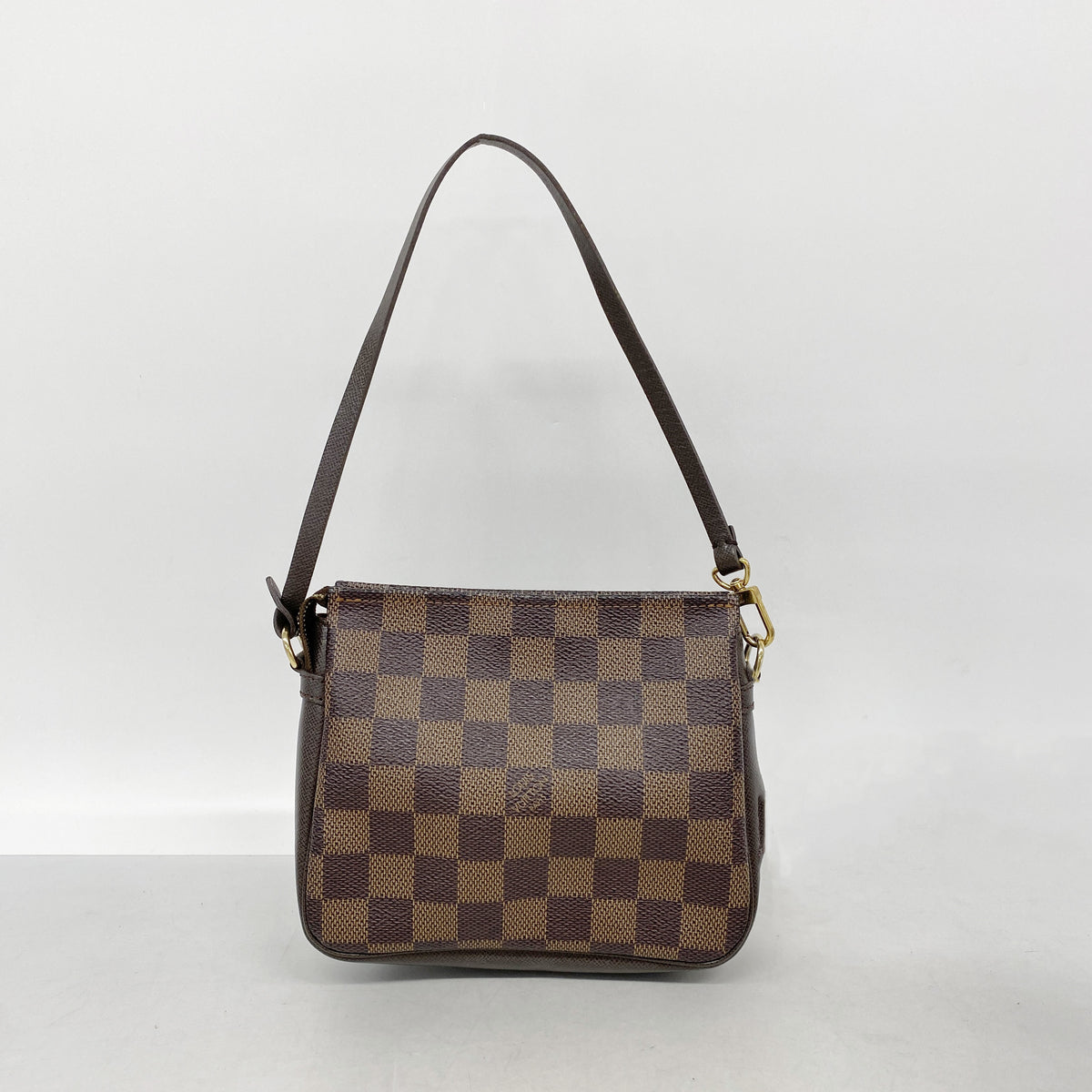 【6ie6786】ルイヴィトン ポーチ ダミエ トゥルースメイクアップ N51982 エベヌ【中古】レディース