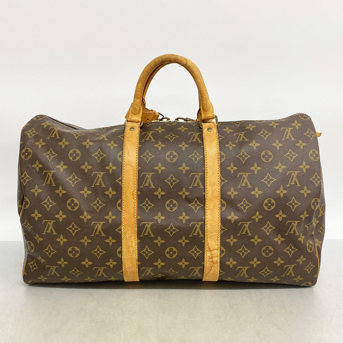 【6ie6933】ルイヴィトン ボストンバッグ モノグラム キーポル50 M41426 ブラウン【中古】メンズ レディース ユニセックス